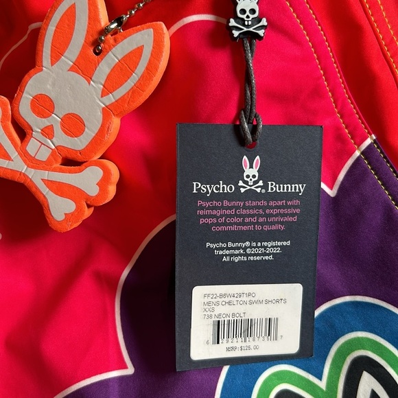 PSYCHO BUNNY Chelton Swim Trunks Size XXS - Picture 12 of 16